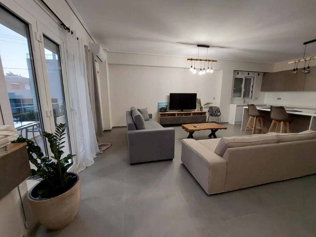 New Minimal Apartment,10' From Athens Airport Spata  Exterior photo